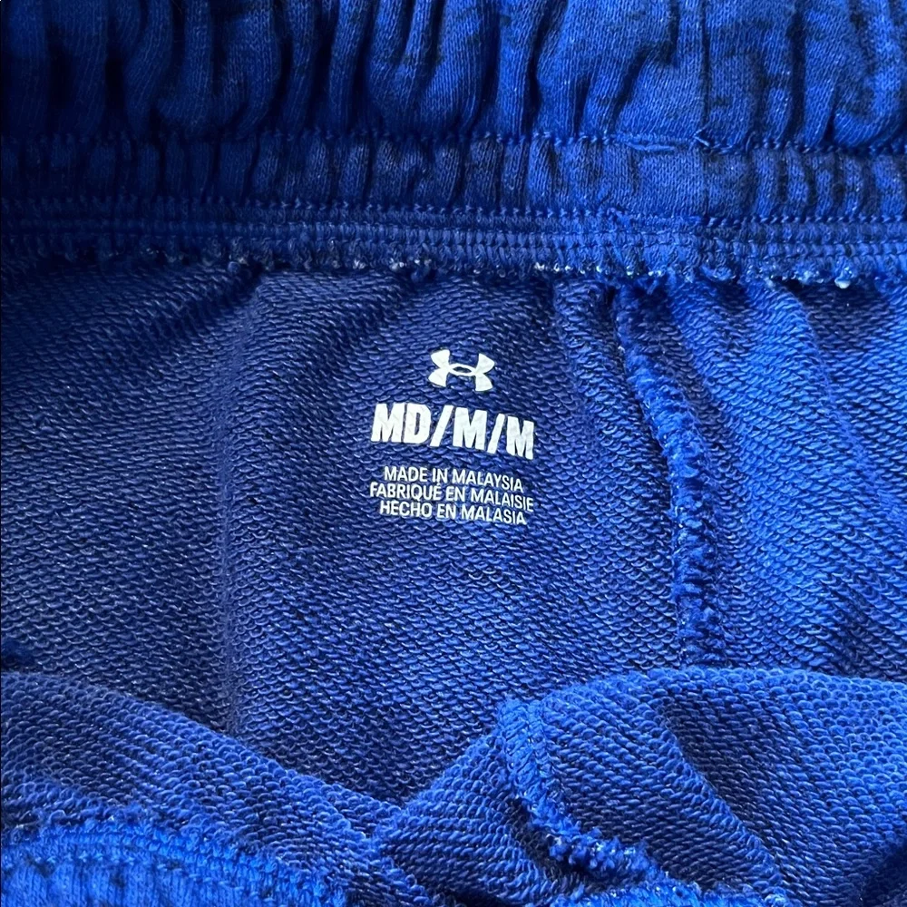 Under Armour Men’s Athletic Shorts Logo Blue Size M